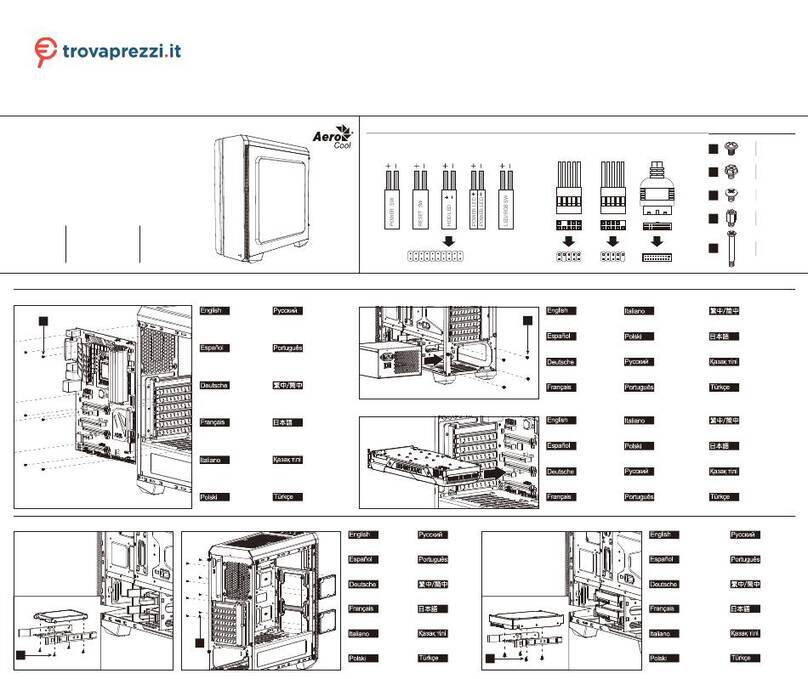 Aerocool Genesis ARGB V2 Nero user manual