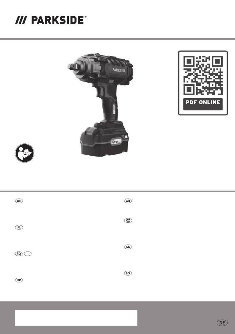 Parkside PASSK 20-Li B2 Translation of the original instructions