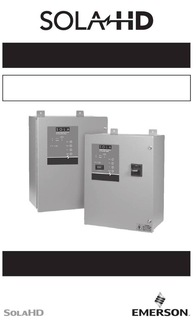 Emerson Sola HD STV200K Series User manual Emerson Sola HD STV200K Series User manual