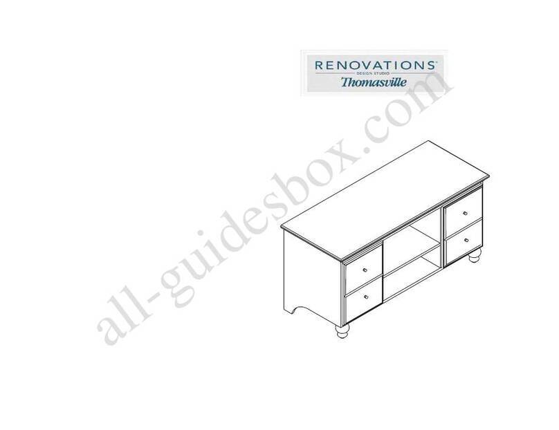 Thomasville RENOVATIONS Bryant Park 3182 C04 Assembly instructions