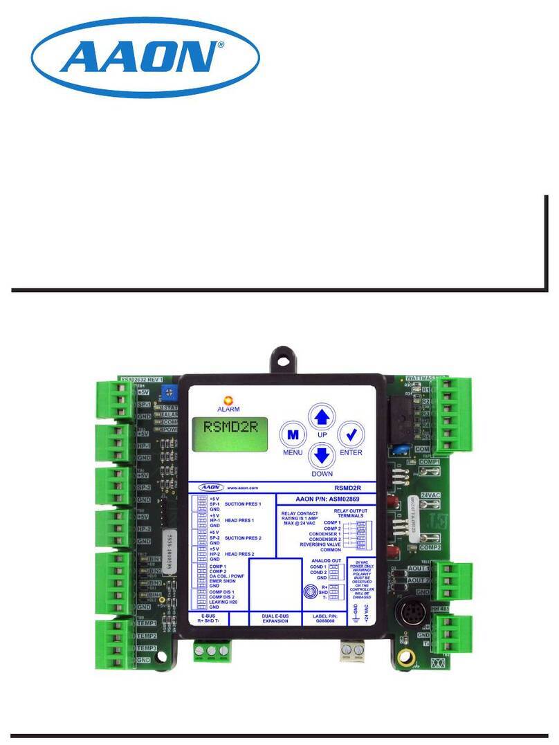 AAON RSMD2R Quick start guide