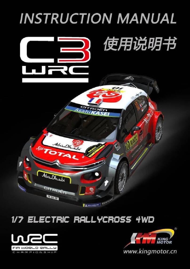King Motor C3 WRC instruction manual