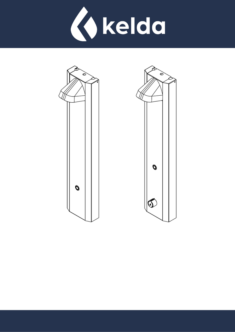 kelda 93011100 Installation manual and user's guide
