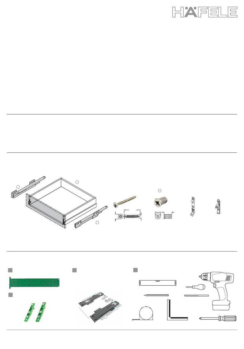 Häfele Nova Pro Scala quick start guide