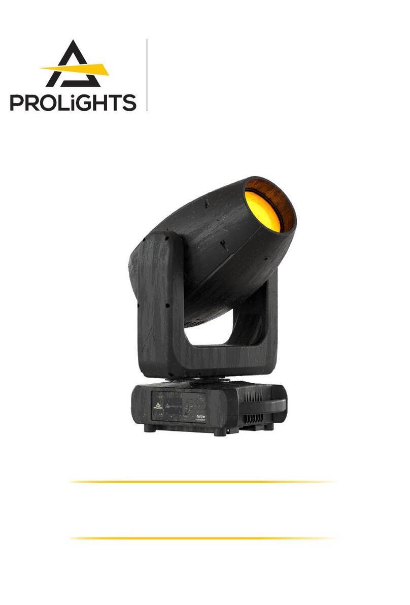ProLights Astra Hybrid330IP User manual