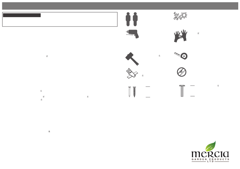 Mercia Garden Products 0644CSNE0404HGDD2SW-V1 Assembly instructions Mercia Garden Products 0644CSNE0404HGDD2SW-V1 Assembly instructions