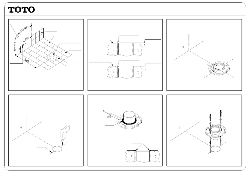 Toto MS855CD Series User manual