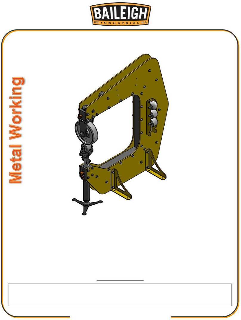 Baileigh Industrial EW-21 User manual