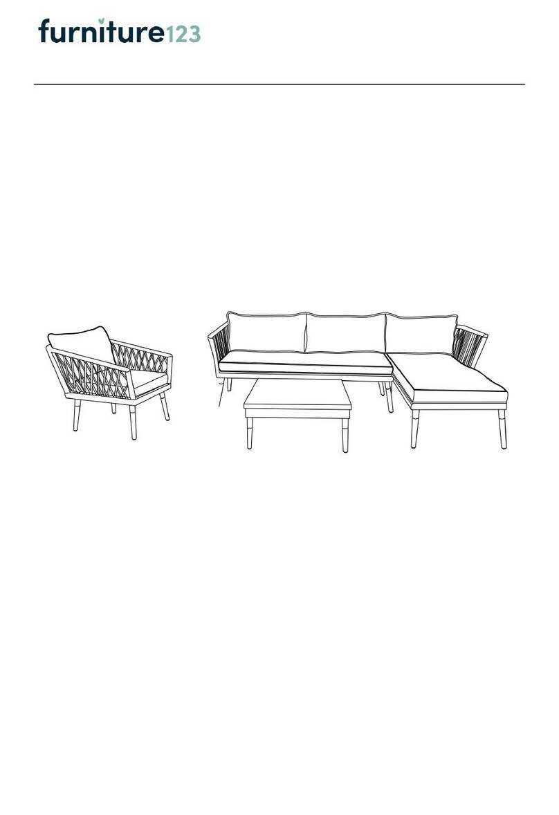 furniture123 COMO FTR098 Assembly instructions