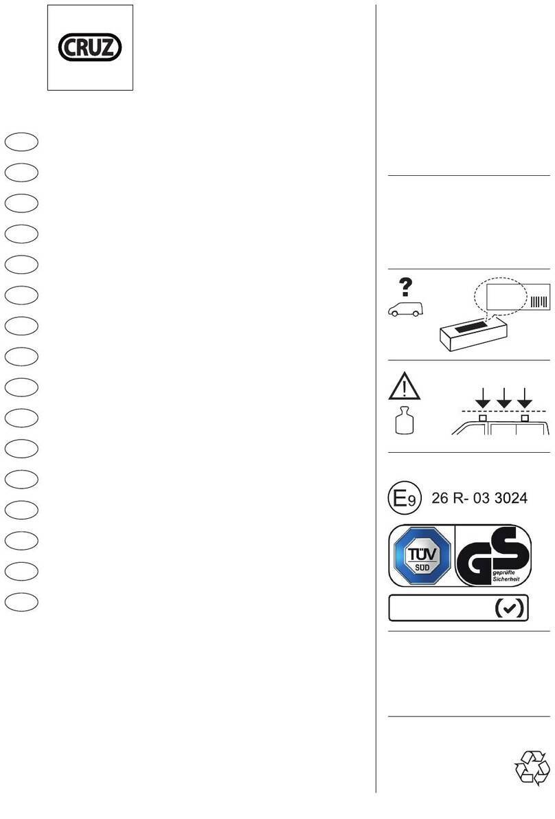 Cruz Evo Rack Alu A23-126 Assembly instructions Cruz Evo Rack Alu A23-126 Assembly instructions
