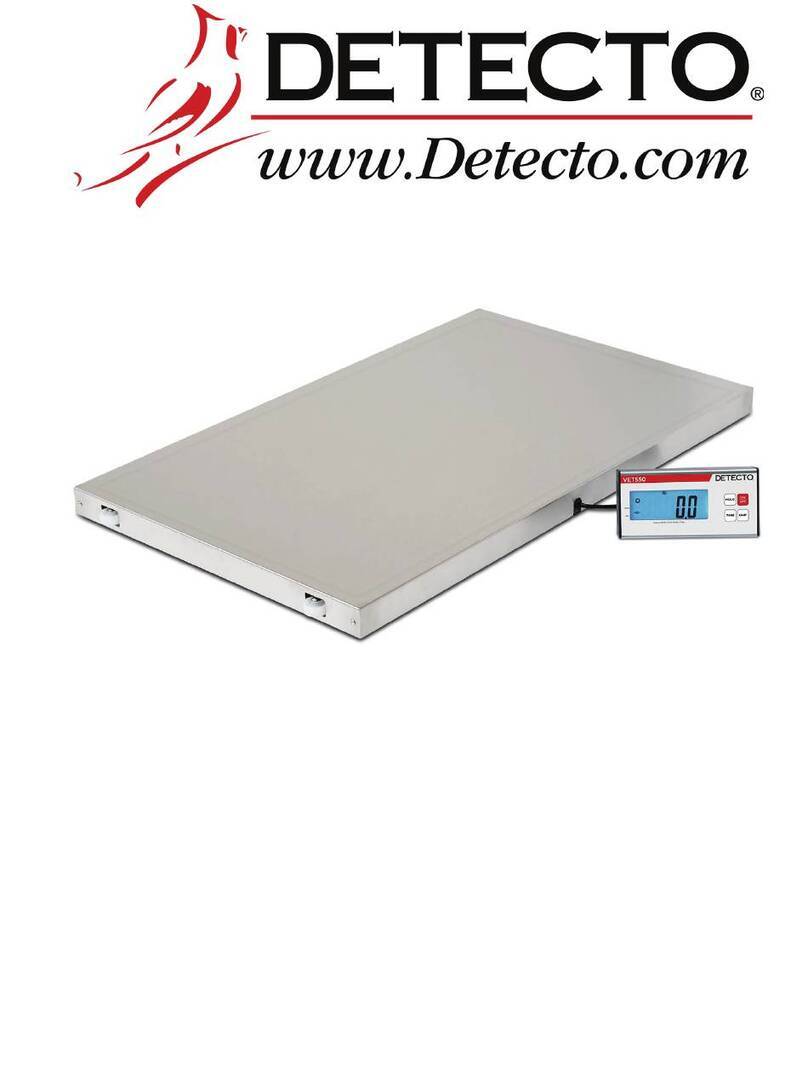 Detecto VET550 User manual