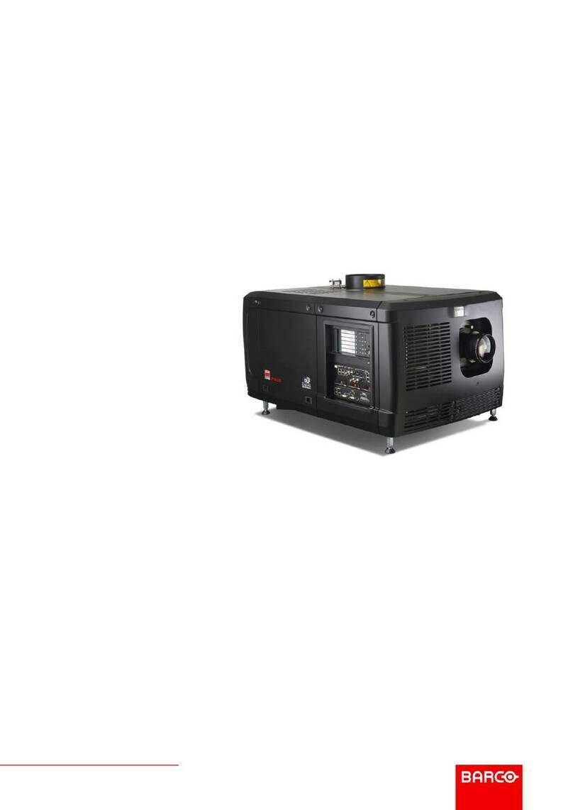 Barco DP K-19B Series User and installation manual