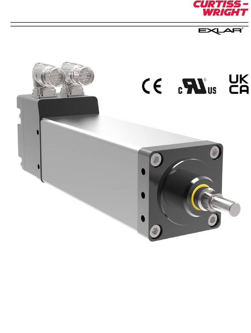 Curtiss-Wright EXLAR GTX Series Installation & service instructions
