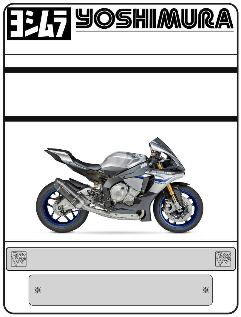 Yoshimura RACE 131415M220 manual