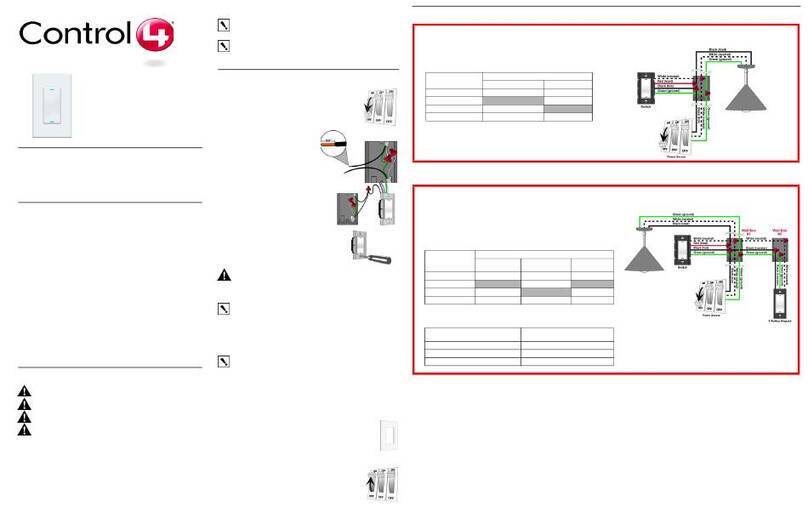 Contro l4 C4-SW101-Z-W installation guide