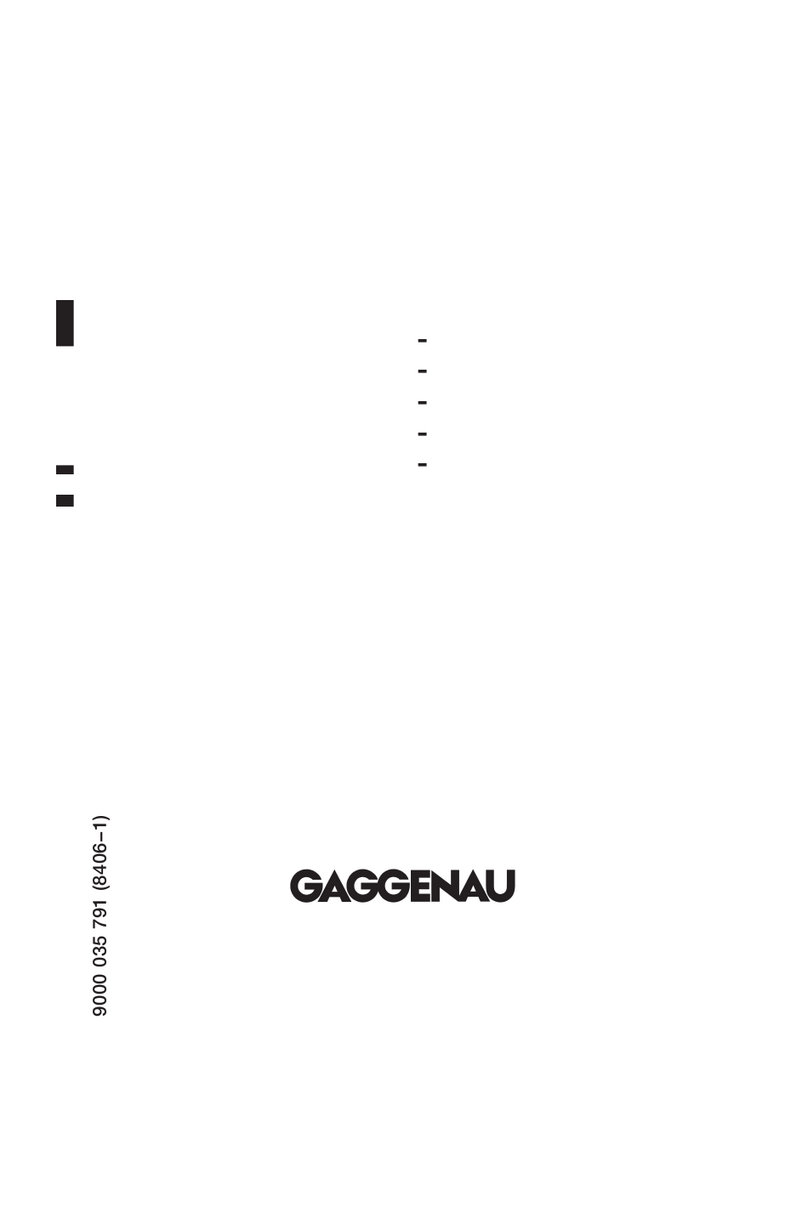 Gaggenau GI 204-130 Operating	 instruction