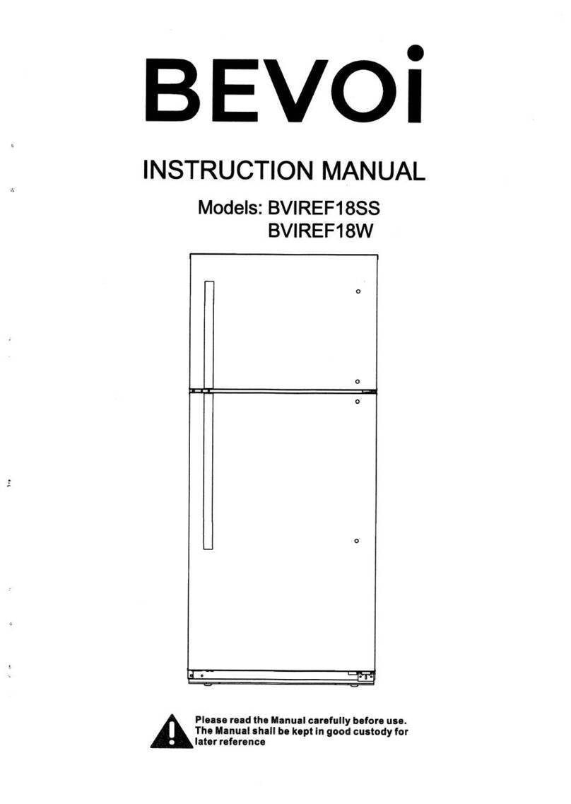 BEVOi BVIREF18SS instruction manual