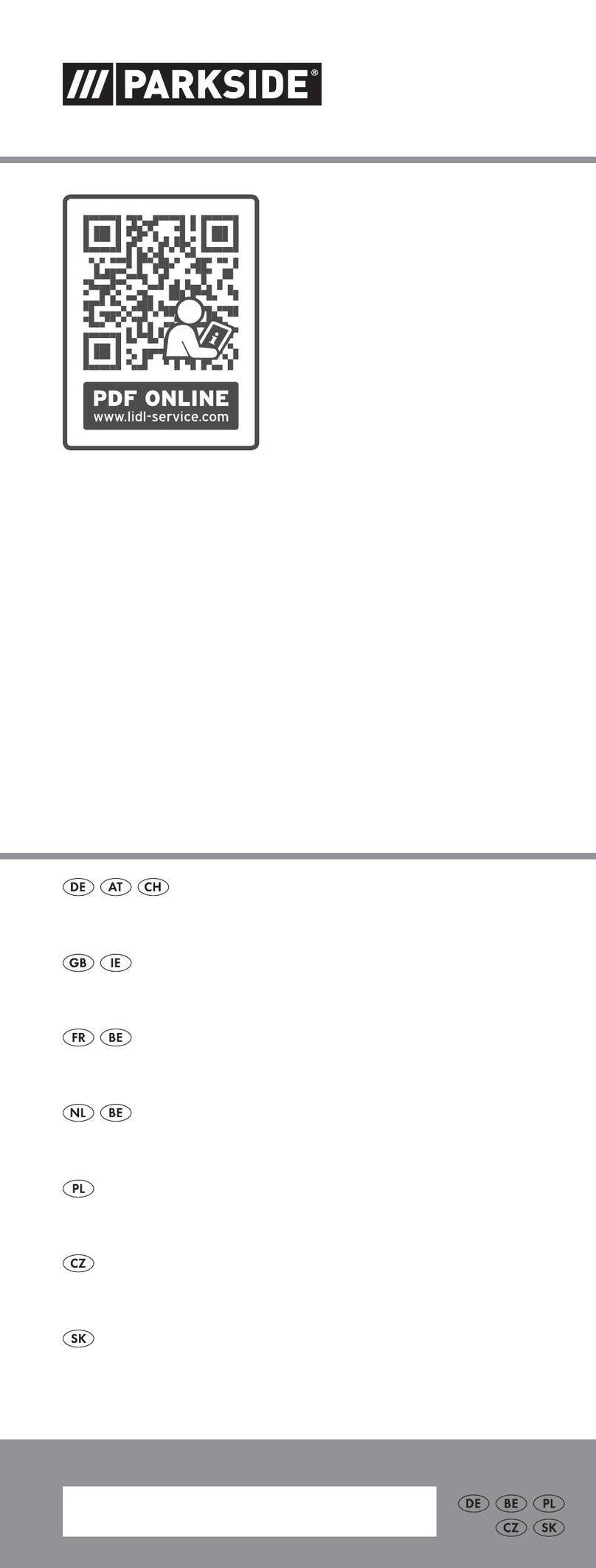 Parkside 345008 2004 User manual