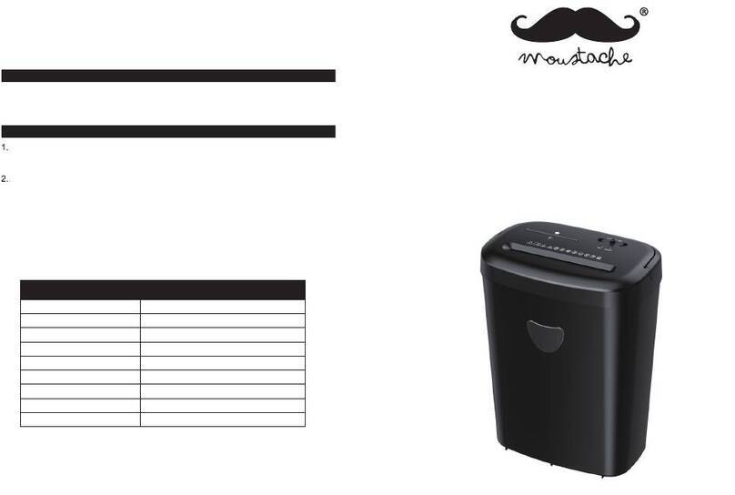 Moustache MO-CD228P-12 Operation manual