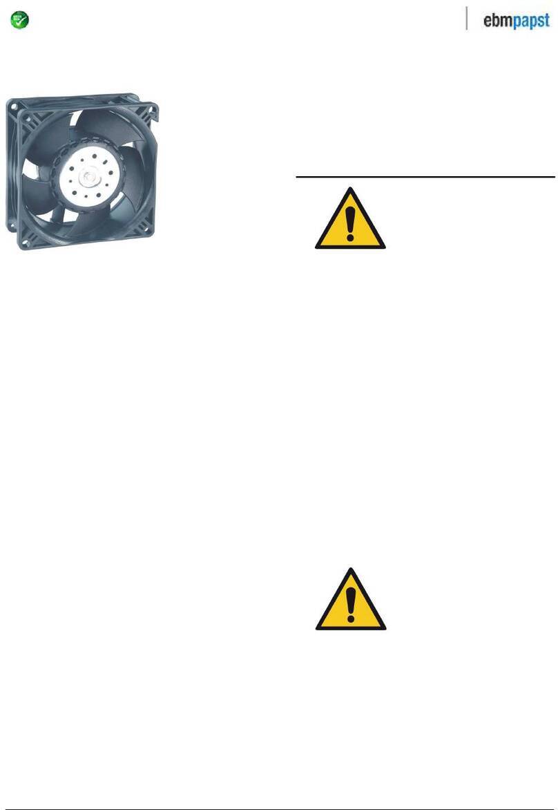 Ebmpapst 3212 J/2H4P operating manual