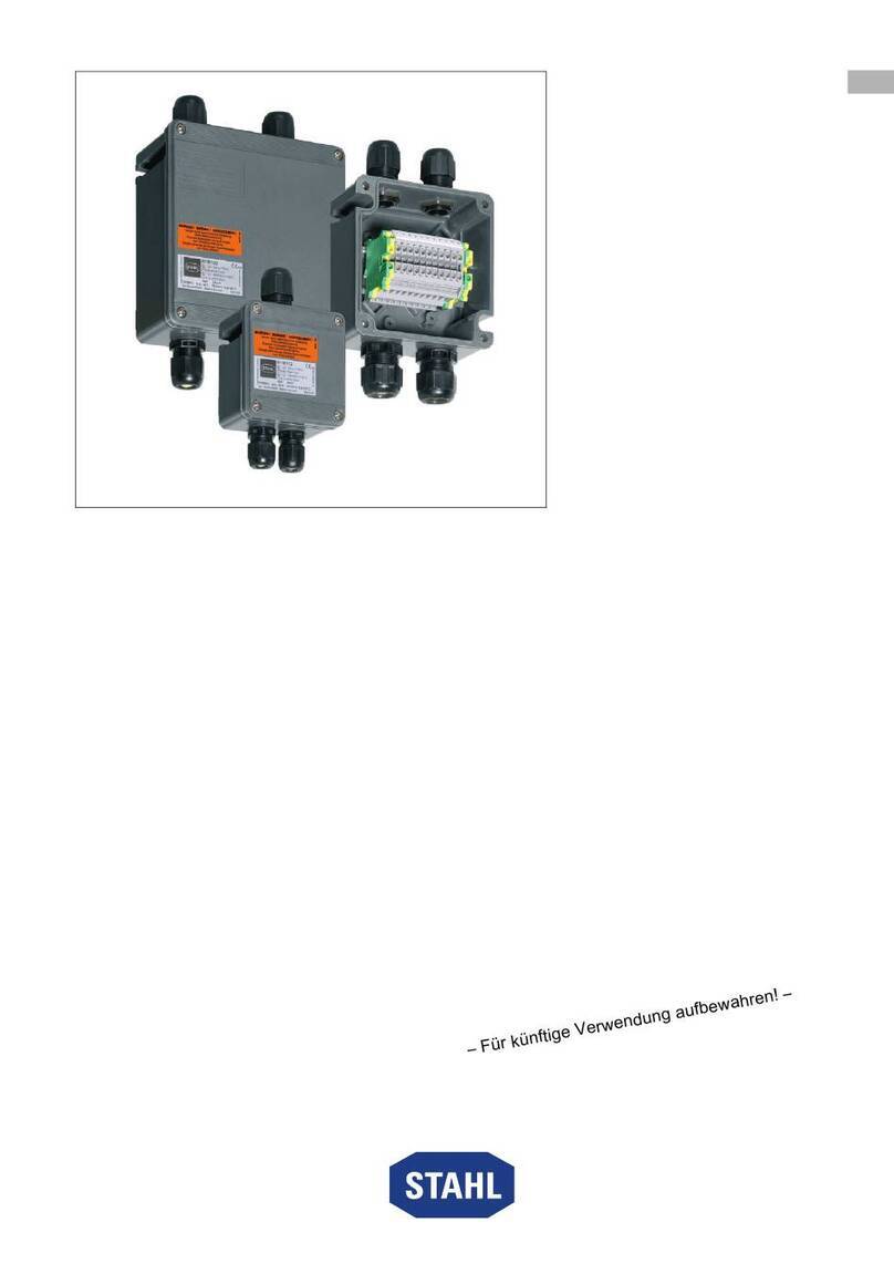 Stahl Reihe 8118/1 User manual