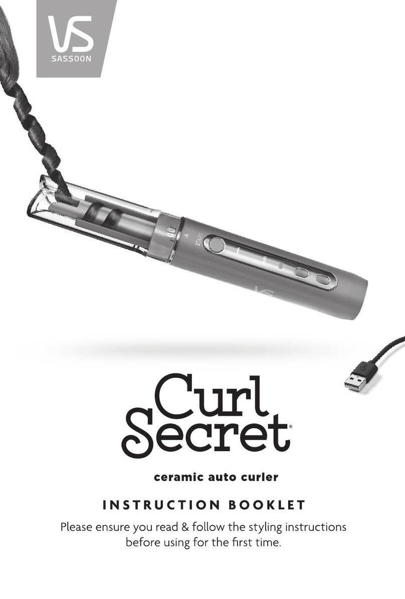 VS Sassoon Curl Secret VSC1040A User manual VS Sassoon Curl Secret VSC1040A User manual