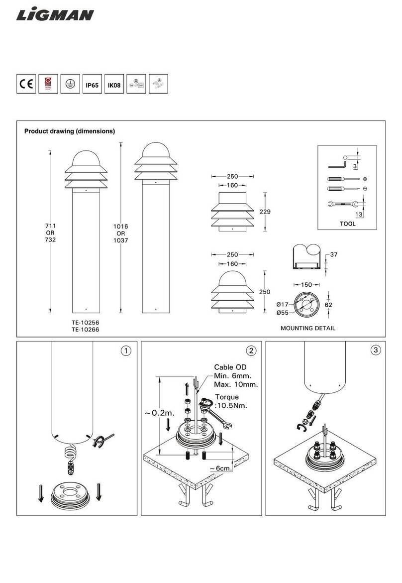 LIGMAN TEXAS 1 installation manual