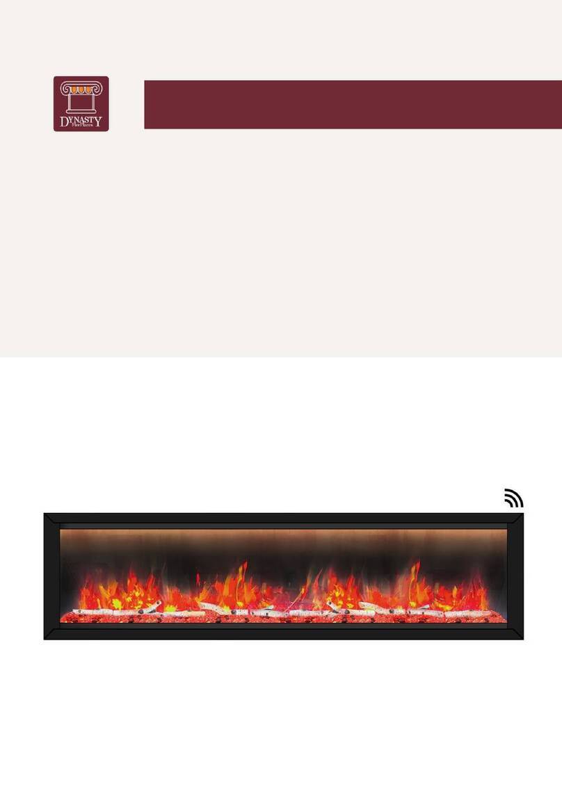 Dynasty Fireplaces Allegro DY-BFM Series installation guide Dynasty Fireplaces Allegro DY-BFM Series installation guide
