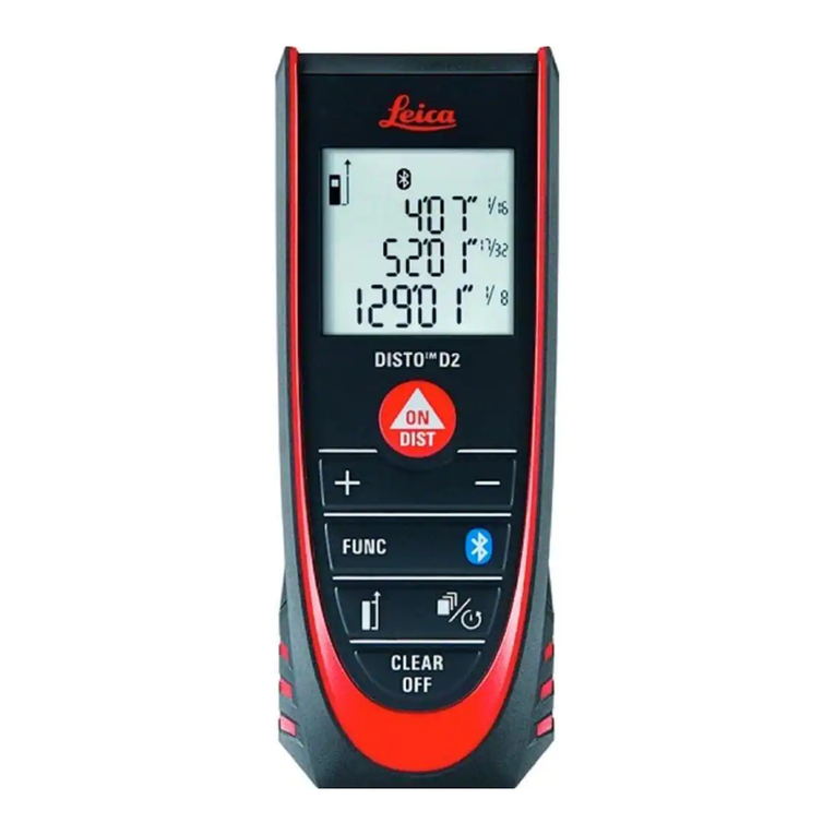 Leica DISTO D2 user manual