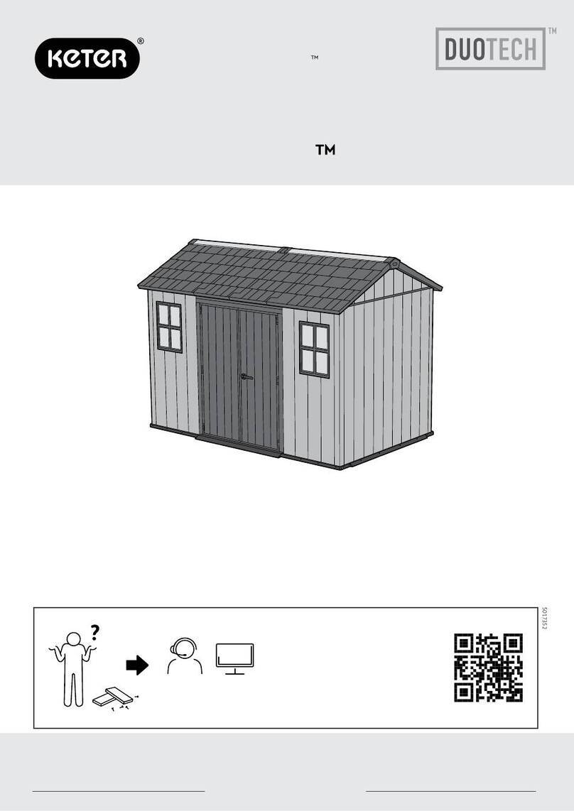 Keter DUOTECH OAKLAND 11x75 User manual