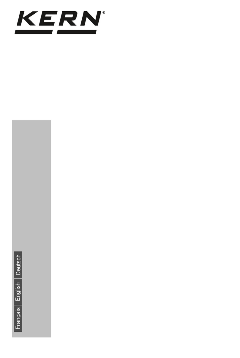 KERN TKFP 600V20M-A TKFP-V20-A User manual