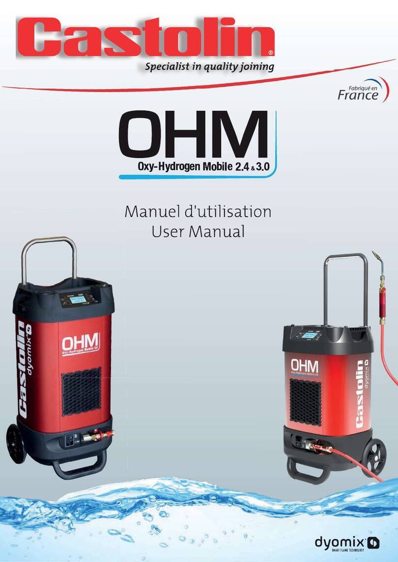 Castolin dyomix Oxy-Hydrogen Mobile 2.4 user manual Castolin dyomix Oxy-Hydrogen Mobile 2.4 user manual