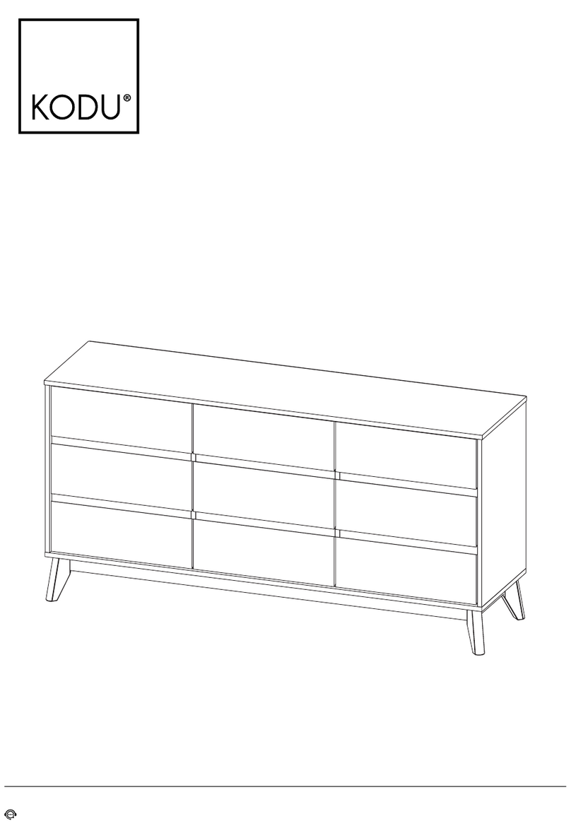 KODU CHEST 3x3 DRAWERS Assembly instructions
