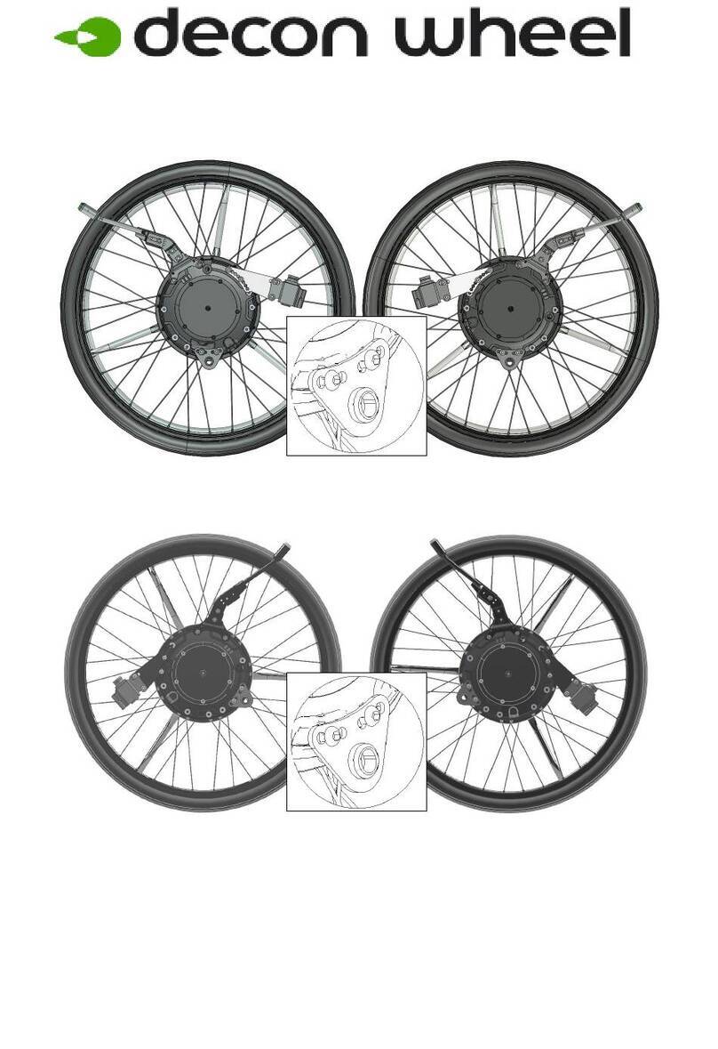 Decon wheel eMove MEM6003-30+ User manual