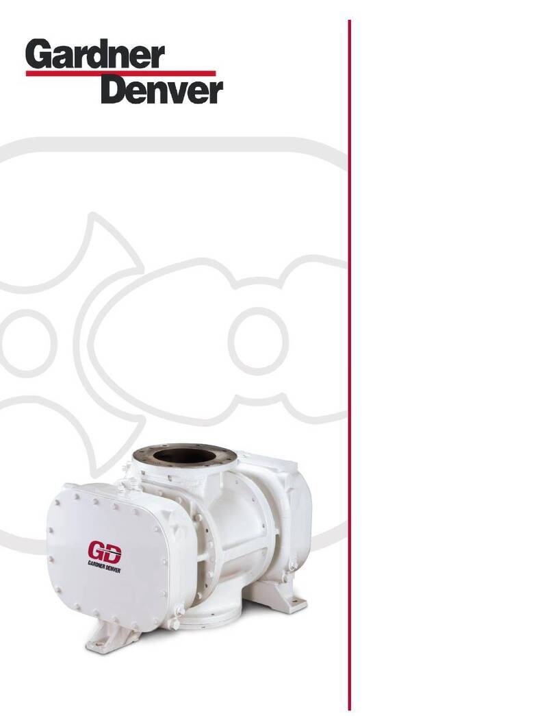 Gardner Denver 9CDL R Series PARTS LIST OPERATING AND SERVICE MANUAL