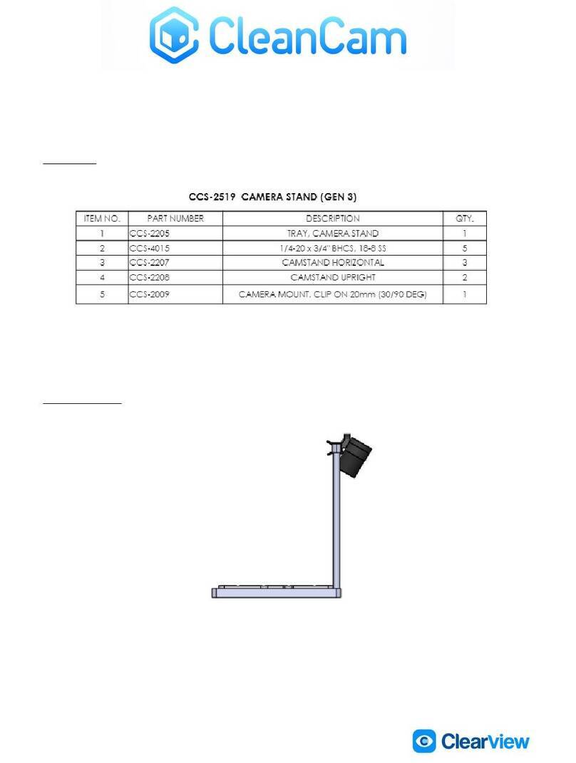 ClearView CleanCam CCS-2519 Assembly instructions