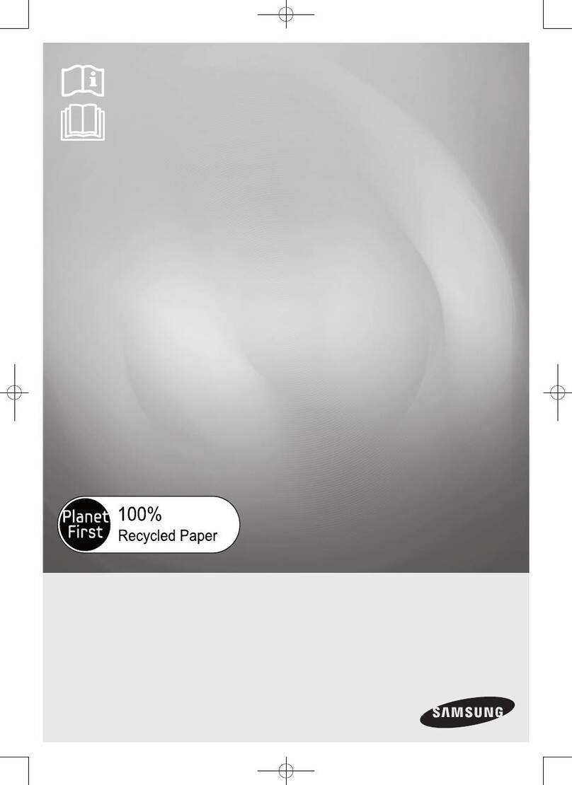 Samsung WD106U4SA Series user manual