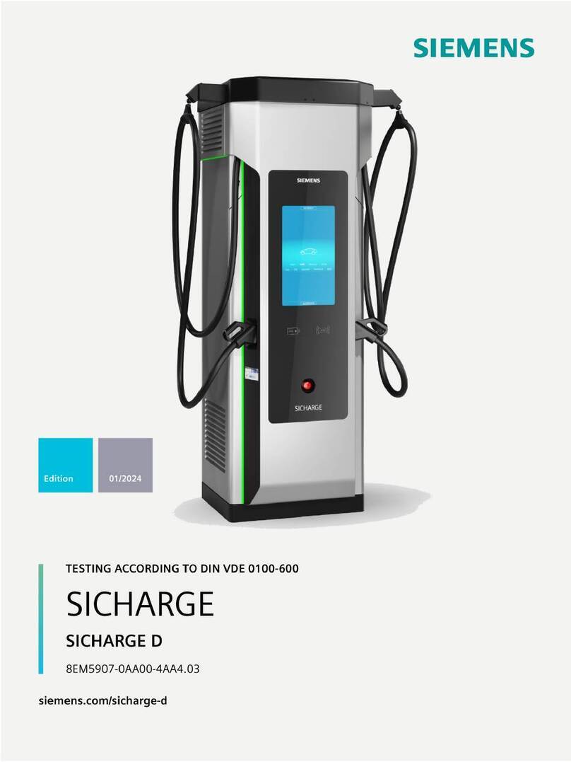 Siemens SICHARGE D Quick start guide