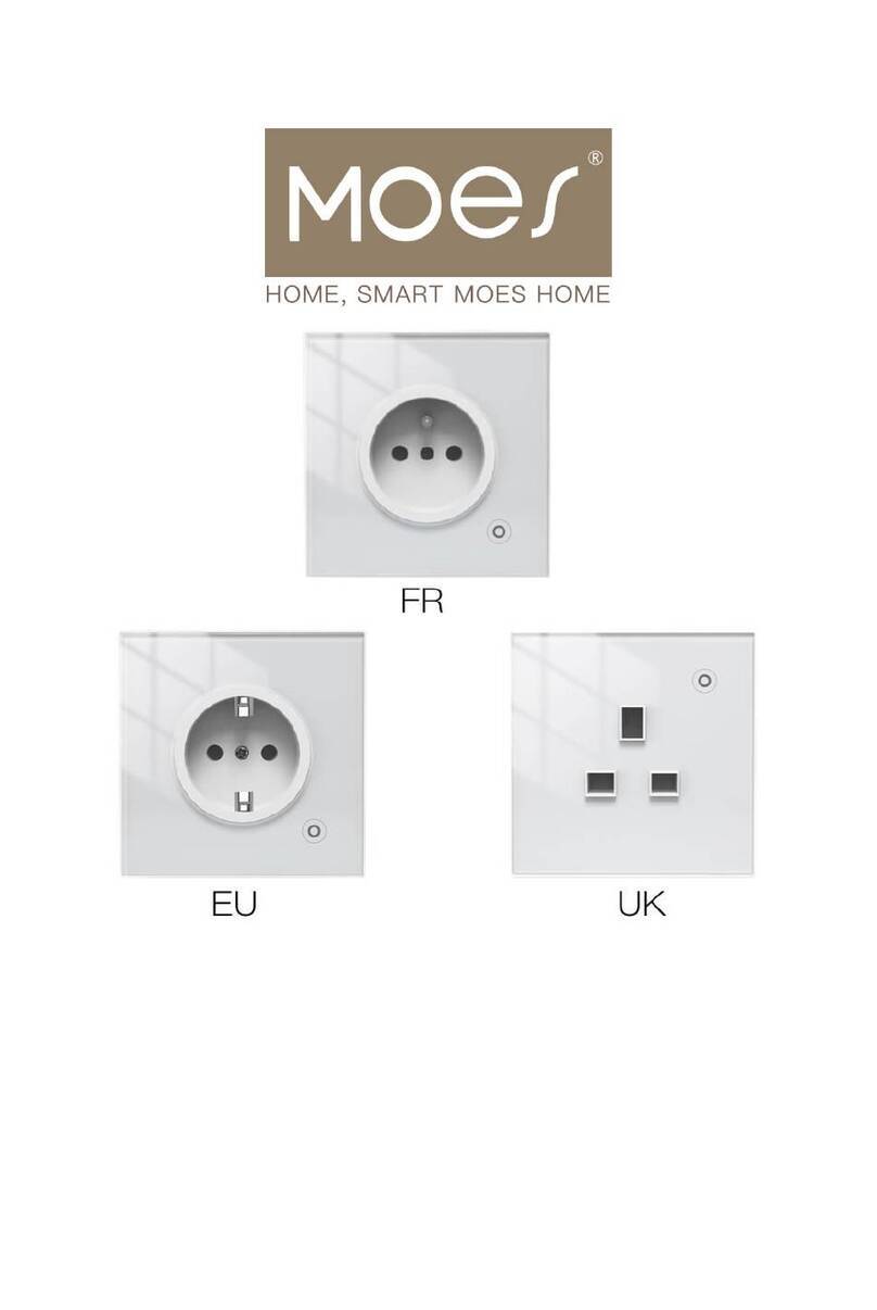 Moe's ZigBee 3.0 Smart Switch user manual