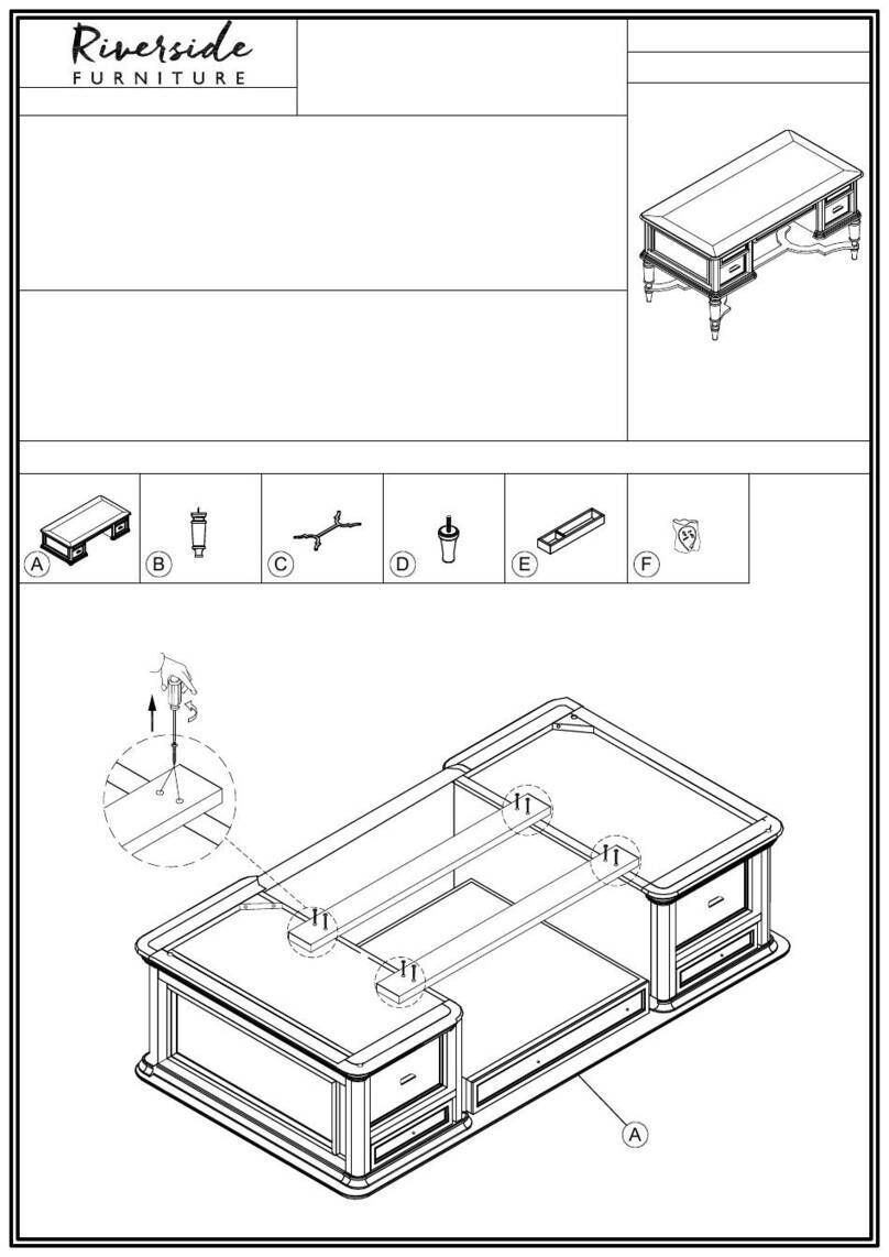 Riverside Furniture Clinton Hill 47230 Assembly instructions