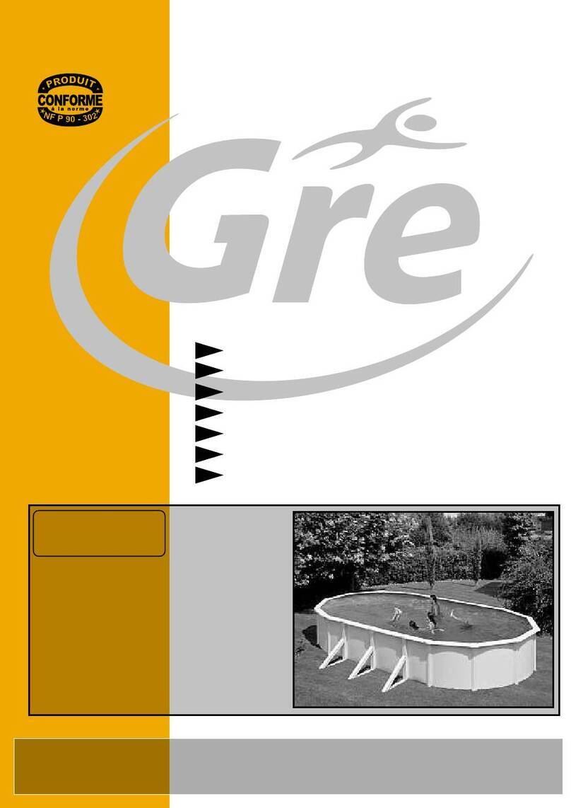 GRE DREAM POOL TOP 70-3 Series User manual