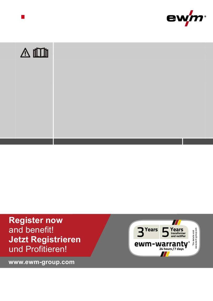 EWM drive 4X HP operating instructions