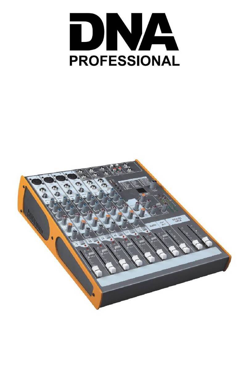 DNA Professional ME-8FX user manual