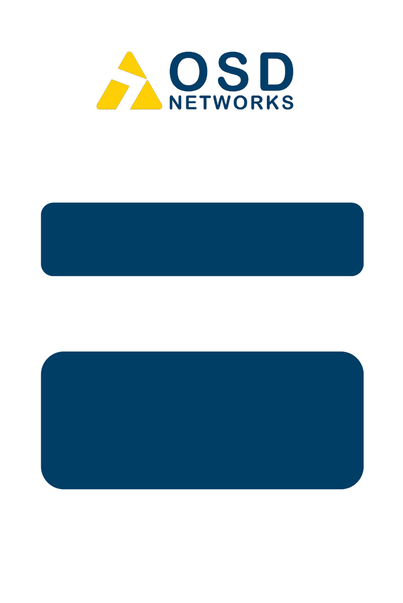 OSD NETWORKS OSD2183P Operator's manual
