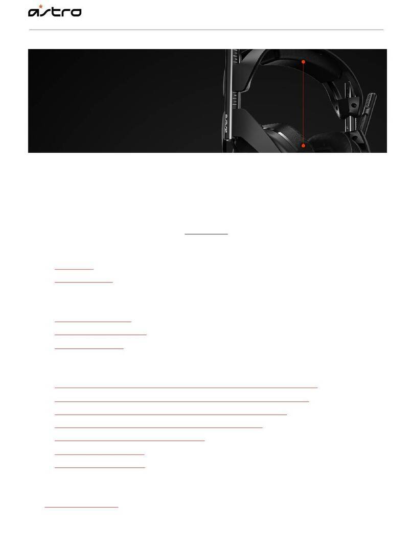 ASTRO A50 manual