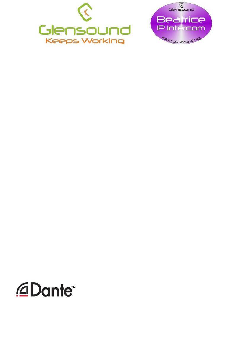 Glensound Dante BEATRICE P1 manual