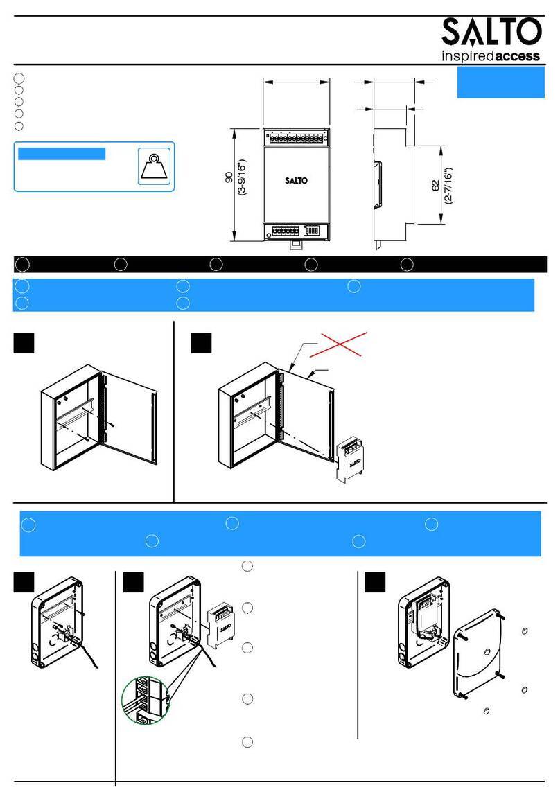 Salto BLUEnet CUC1B0 Series installation guide