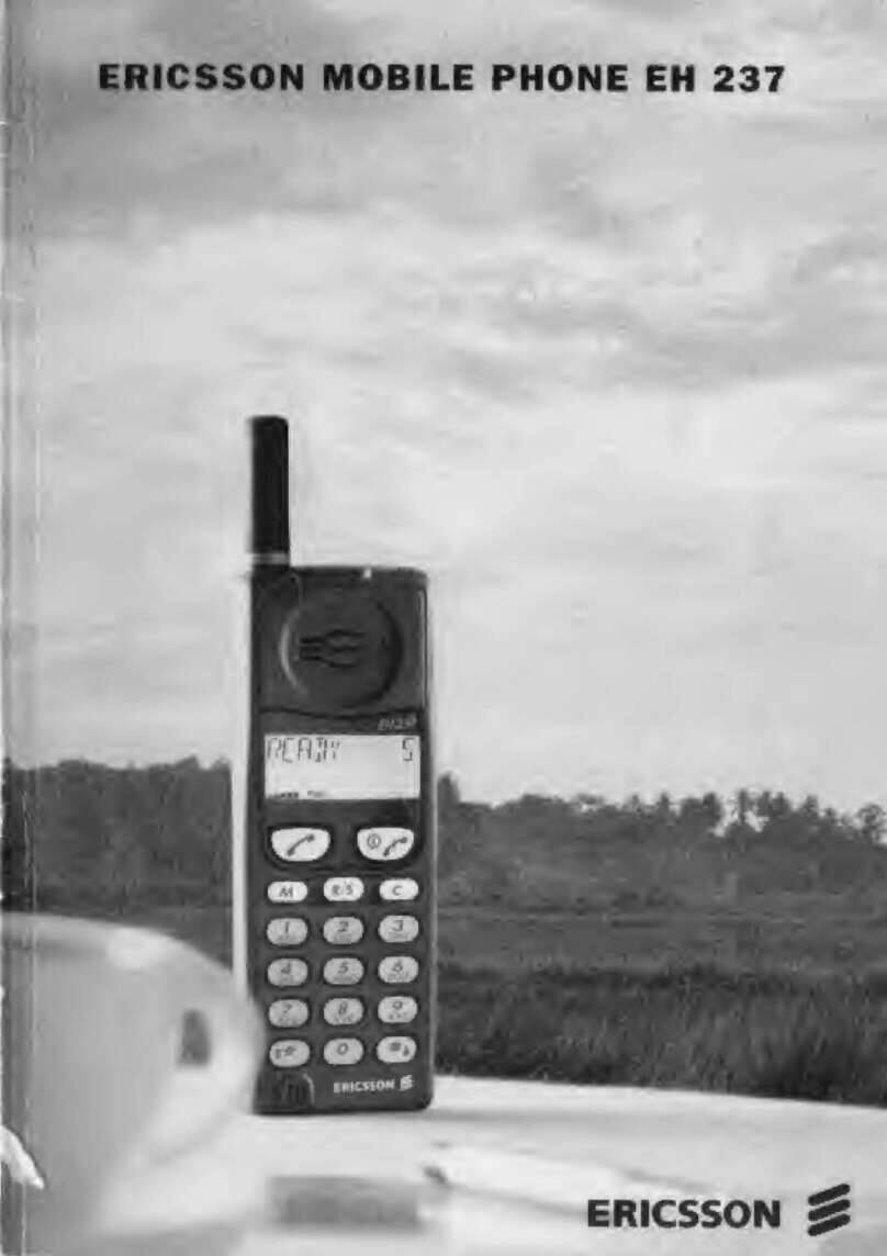 Ericsson EH 237 User manual