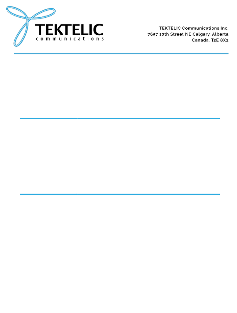 TEKTELIC Communications Kiwi user guide TEKTELIC Communications Kiwi user guide