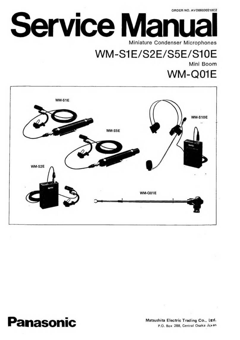 Panasonic WM-S1E User manual